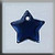Small Flat Star Royal Blue / 12173 MH