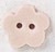 Pale Peach Posy Flower With Matte Finish / Mill Hill / 86388 MH