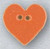 Small Tangerine Heart / Mill Hill / 86399 MH