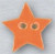 Small Tangerine Star / Mill Hill / 86408 MH