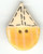 Golden Sailboat / Sweetwater Buttons / 63007 SWB