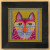 Wild Pink Cat - Cats Collection (Aida) / Laurel Burch