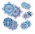 Snowflake Ornaments / RIOLIS / RL1889AC