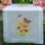Orange Flowers Butterfly Table Runner / Vervaco / PNV187941
