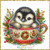 Christmas Animals Cup Penguin / Les Petites Croix De Lucie