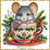 Christmas Animals Cups Mouse / Les Petites Croix De Lucie