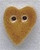 Medium Speckled Gold Folk Heart / Mill Hill / 86262