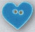 Small Aqua Heart / Mill Hill / 86397