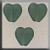 Channeled Heart Matte Tourmaline / Mill Hill / 12277