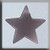 Large Domed Star Matte Rosaline / Mill Hill / 12049