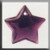 Large Flat Star Amethyst / Mill Hill / 12293