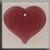 Medium Floral Embossed Heart Rose / Mill Hill / 12114