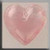 Medium Quartz Heart Pink / Mill Hill / 12100