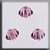 Rondele Light Rose AB 4mm / Mill Hill / 13031