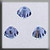 Rondele Light Sapphire AB 4mm / Mill Hill / 13032