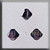 Rondele Vitrail Medium 4mm / Mill Hill / 13024