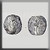 Round Cut lined BEAD Crystal/Silver / Mill Hill / 12248