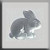 Sitting Bunny Matte Crystal / Mill Hill / 12135