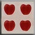 Small Channeled Heart Matte Ruby / Mill Hill / 12082