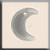 Small Crescent Moon Matte Crystal / Mill Hill / 12184