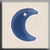 Small Crescent Moon Matte Light Sapphire / Mill Hill / 12186