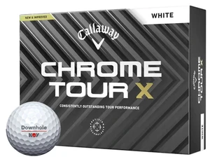 Callaway Chrome TourX DOUBLE LOGO Balls with FREE Ground Shipping