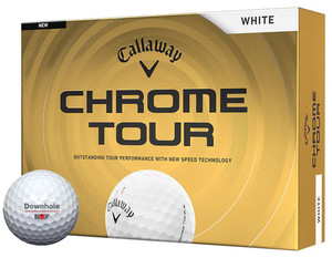 Callaway Chrome Tour DOUBLE LOGO Balls with FREE Ground Shipping