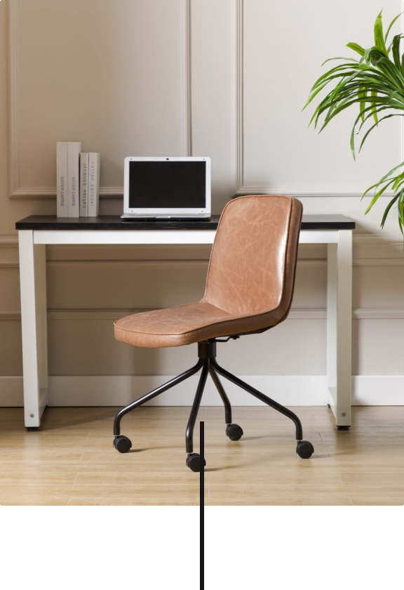 Modern Rolling Office Chair Wovenbyrd