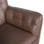 Walnut Brown Faux Leather