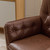 Walnut Brown Faux Leather