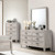 Ventura Queen Size 5 Piece Bedroom Set including 4-drawer chest - White Wash
