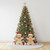 Holiday Time Set of 2 Light-Up Gingerbread Couple with Heart-Shaped Candy Cane Family Christmas Decoration