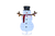 Holiday Time Light-Up Lantern Snowman Family Christmas Decoration