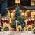 Holiday Tiime Set of 3 Light-Up Champagne-colored Reindeer Family Christmas Decoration