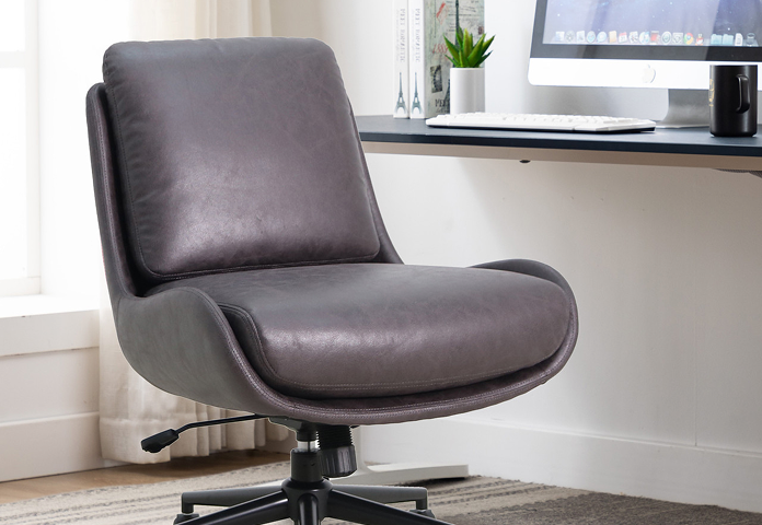 Oliver Modern Armless Office Chair: