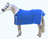 Winter Kersey Wool Lined Canvas Rug  4'6- 6'6  Blue canvas 