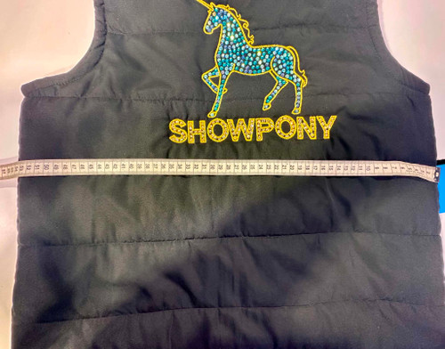 Showpony Vest with blue Unicorn size 12