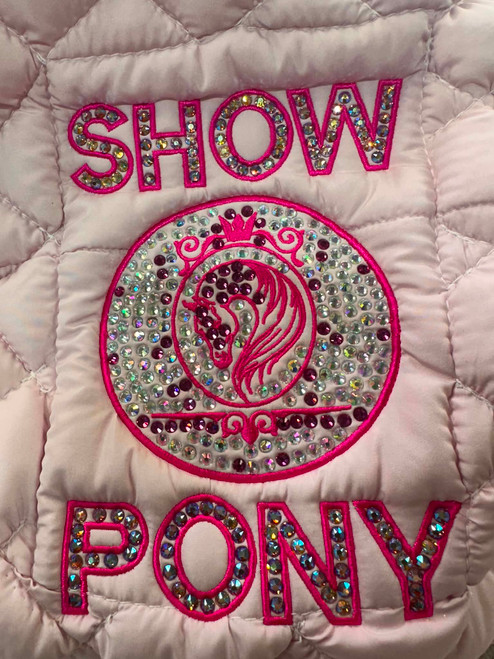 Blush Pink Quilted Puffer vest large size 16