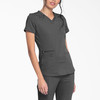 Dickies Women's Balance V-Neck Scrub Top with Zip Pocket