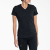 Dickies Women's Balance V-Neck Scrub Top with Zip Pocket