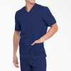 Dickie's Men's Balance V-Neck Scrub Top with Patch Pockets