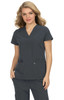 KOI Next Gen Hustle and Heart Women's 3-Pocket Stretch Scrub Top