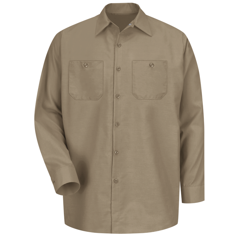 Red Kap Men's Long Sleeve Indsutrial Work Shirt
