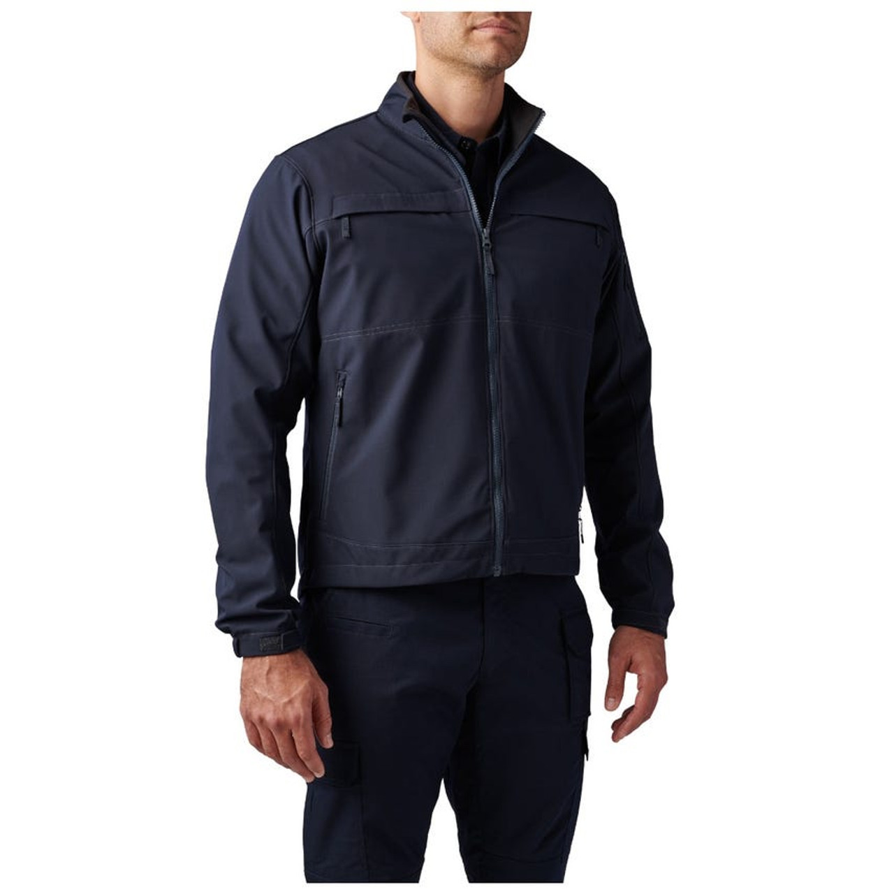 【5.11 Tactical SERIES 】ワークジャケットソリッド濃紺短丈M 5.11 Tactical Chameleon Softshell Jacket 2.0