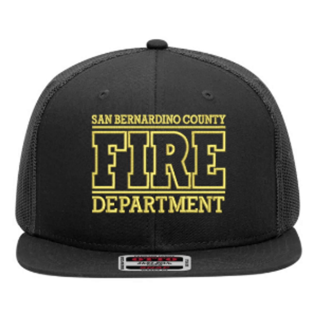 San Bernardino County Fire OTTO 6 Panel Mesh Trucker Hat