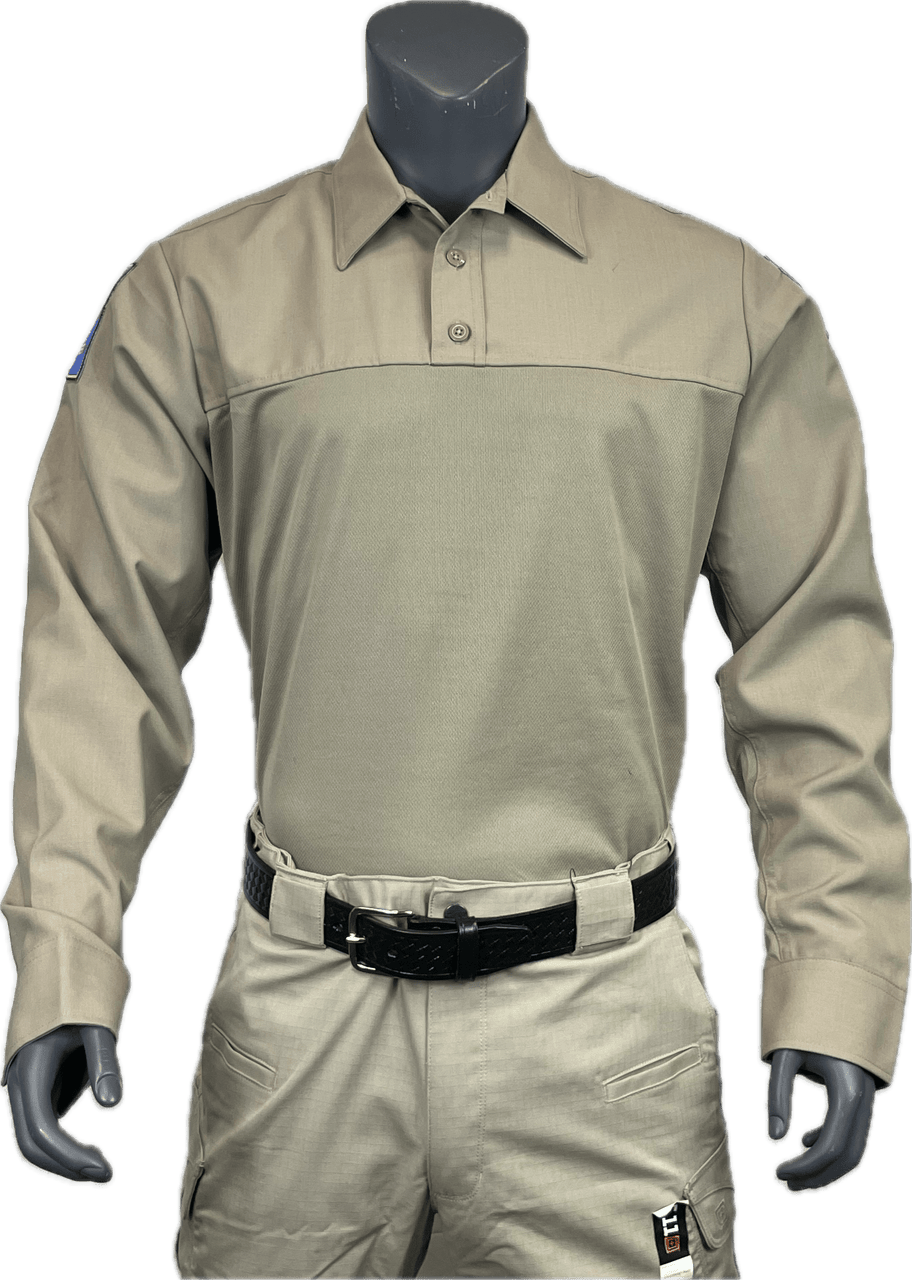 AZDPS Men's Base Layer Long Sleeve Polo