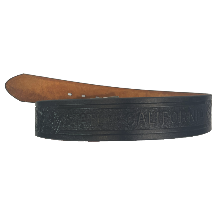 California State Parks Leather Belt