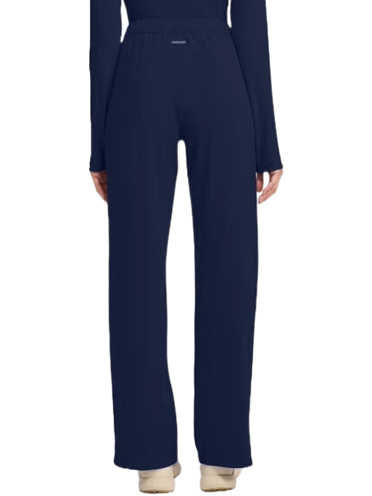 パンツ seriCheckjacquardTuckTrousers Cherokee Workwear Revolution Women's 5-Pocket Mid Rise Moderate