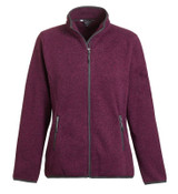 Landway Ladies Ashton Sweater-Knit Fleece Jacket