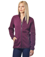 Landway Ladies Ashton Sweater-Knit Fleece Jacket